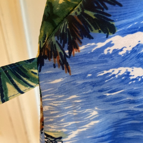 Vintage 80s Caribbean Summer Sun Beach Shift Dress Sz L/XL - Picture 10 of 11